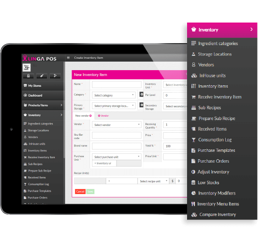 screenshot of Linga rOS System